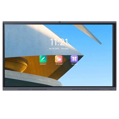 H11S πολυ έξυπνη διαλογική επίπεδη οθόνη cOem 4K ψηφιακό Whiteboard οθόνης αφής 86 ίντσας