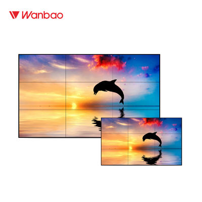 1080P τηλεοπτική λύση επιτροπών τοίχων TV LCD 55 έξοχες στενές Bezel ίντσας οδηγήσεις