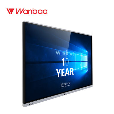 4K ο τοίχος οθόνης αφής τοποθέτησε διαλογικό Whiteboard για την τάξη